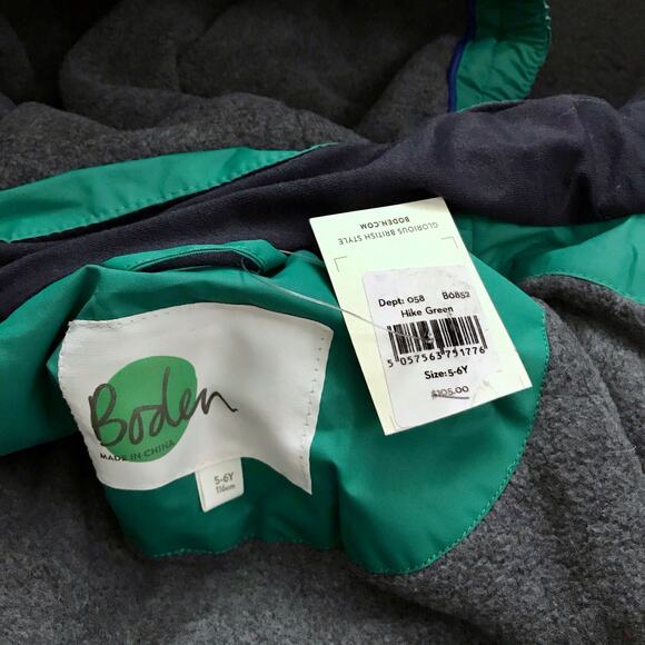 Boden NWT Parka Jacket for Boys Size 5-6Y - Picture 12 of 15